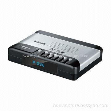 DVB-T2 Digital Set-top Box with One USB2.0 and HDMI®, PAL/NTSC Auto-conversion